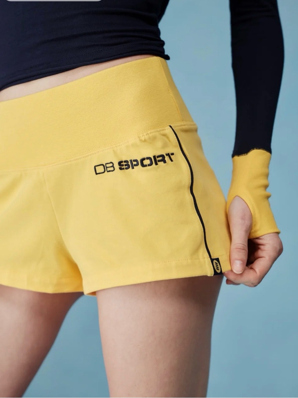 Dairy Boy Sport Yellow Women's Active Shorts